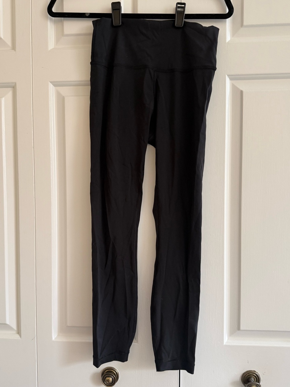 lululemon athletica Black Women's Wunder Under Leggings with Wide Waistband